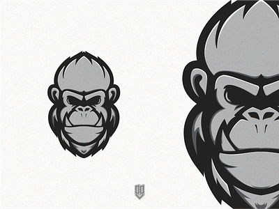 gorilla logo animal animal logo app brand branding cartoon design designer gorilla gorilla logo icon illustration logo logo design logo type logos mascot vector