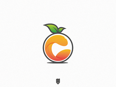 orange logo app brand branding color design designer food icon illustration juice logo logo design logos modern orange vector