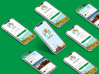 UI/UX design for Mobi kisan