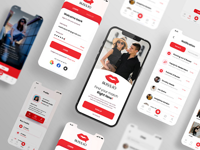 UI/UX Designing For Dating Application