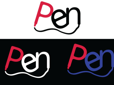 Pen Logo adobe photoshop design illustration logo photo editing vector