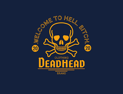DeadHead - Clothing Brand branding design graphic design icon illustration logo typography vector