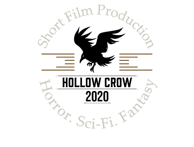 Hollow Crow Short Film Productions branding design graphic design icon illustration logo typography vector