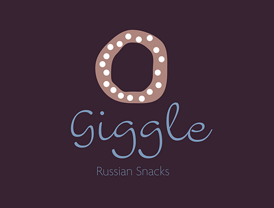 Giggle Russian Snack Business branding design graphic design icon illustration logo typography vector