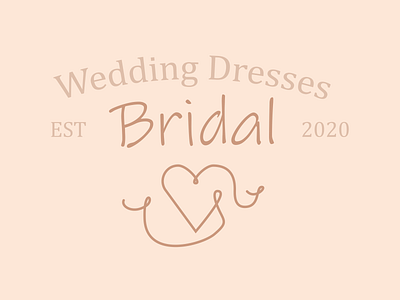 Bridal Wedding Dresses branding design graphic design icon illustration logo typography vector