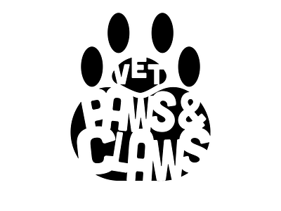Paws & Claws branding design graphic design icon illustration logo typography vector
