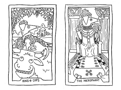 100 days of Tarot Day 33-34