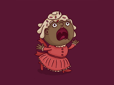 Character Quest Day 7: The Confectionary biscuit bun character design cinnamon cookie dessert lady princess sprinkles sweet treat