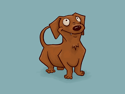 Snoopy bark character comic dachshund daschund dog illustration photoshop pup puppy snaggle weiner dog woof