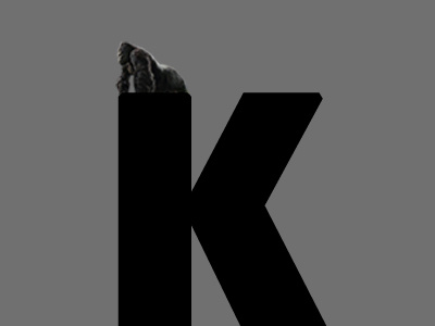 K - King Kong - Revue ape king kong movies poster typography