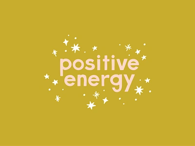 Positive Energy good vibes lettering positive energy positive vibes