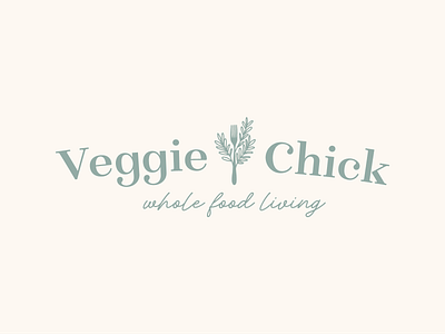 Veggie Chick Brand Design brand design brand identity brand pattern branding branding design design food illustration food logo icon illustration logo logo design pattern design vegan webdesign