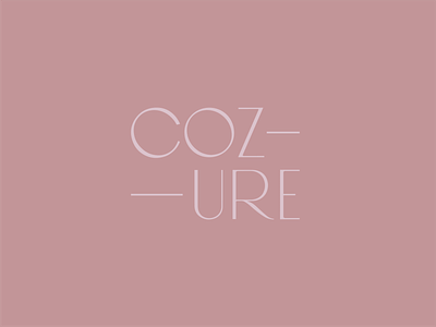 Cozure Brand Design brand design brand identity branding design fashion fashion brand fashion logo graphic logo logo design logotype typography typography logo
