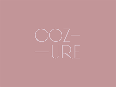 Cozure Brand Design brand design brand identity branding design fashion fashion brand fashion logo graphic logo logo design logotype typography typography logo