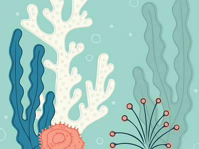 Underwater design illustration sea seaweed underwater water
