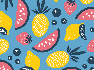 Fruit pattern design fruit graphic illustration pattern print