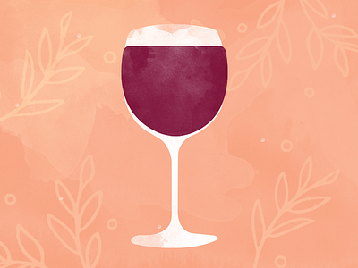 Wine illustration surface design wine
