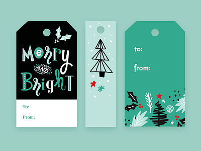 Free holiday tag printable