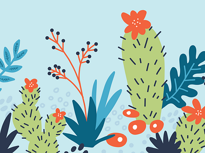 Cactus illustrations cacti cactus illustration plants surface design