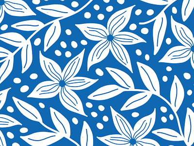 Day 35/100: Floral pattern floral pattern florals flowers illustration pattern design patterns surface design