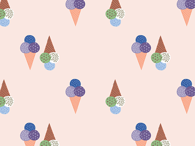 National Ice Cream Day ice cream pattern pattern design patterns