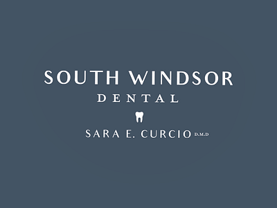 South Windsor Dental | Brand Design brand design branding dental dentist identity logo logo design