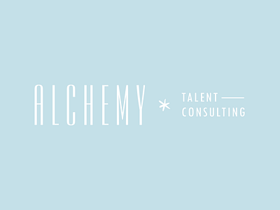 Alchemy Talent Consulting brand design - horizontal logo brand design branding logo logo design visual identity