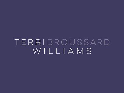 Terri Broussard Williams brand design