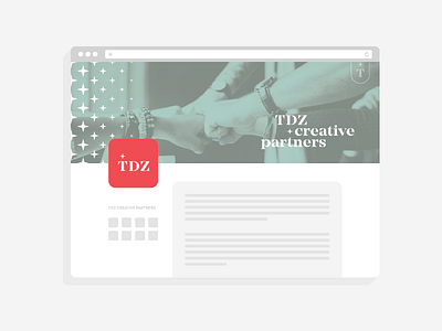 TDZ Creative Partners brand design