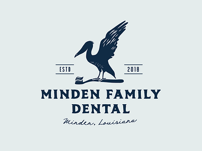 Minden Family Dental brand design brand design branding dentist dentist logo logo logo design toothbrush