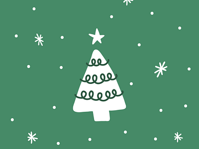 Christmas tree illustration