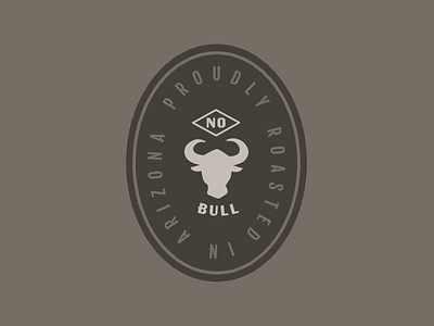 No Bull Roasters – Badge graphic badge brand design branding bull coffee coffee branding design graphic logo logo design