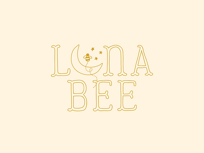 Luna Bee Children's Boutique | Brand Design bee boutique logo brand design branding childrens boutique design logo logo design moon