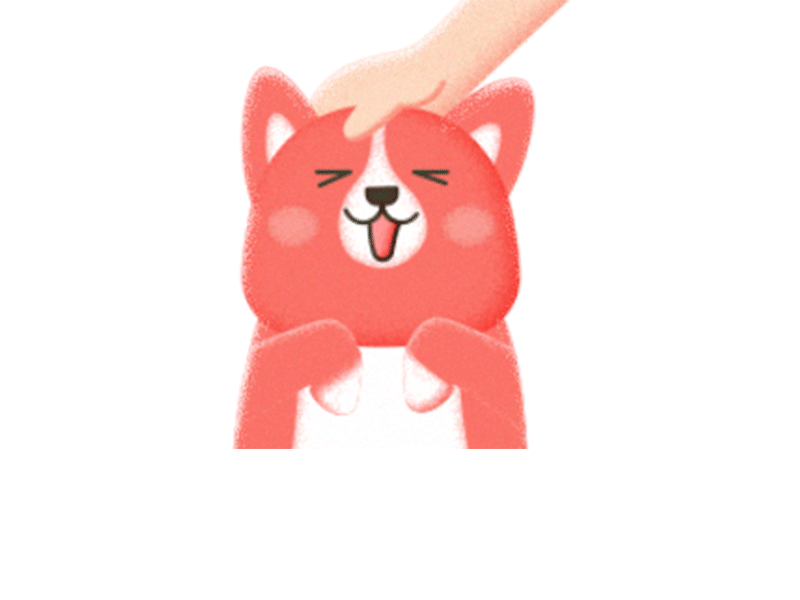 Corgi in Red 2 ae animation corgis gif sticker art