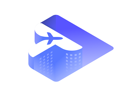 T+Plane（Happy Tour） hose illustration logo plane t tour