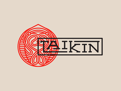 Taikin Restaurant asian branding design florida illustration logo mor8 restaurant