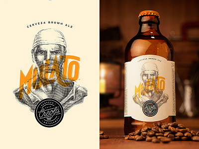 Creola Beer beer branding creola design florida illustration label mor8 packaging
