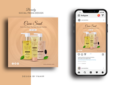 Beauty Products Banner | Poster | Template Design