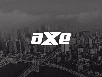 aXe axe balance symmetry typography