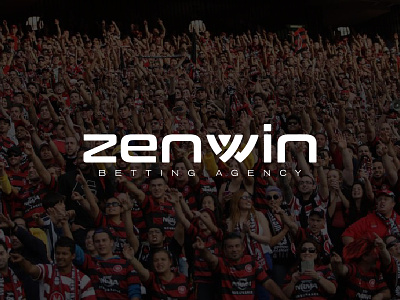 ZENWIN betting agency logo logo design minimalist win winning