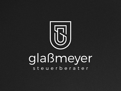 GS g gs law lawyer logo minimal minimalist shield