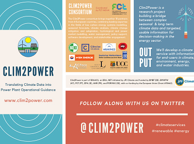 Clim2Power Flyer: Front climate climate service research