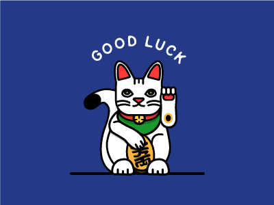 Lucky Cat debut first shot good luck japan lucky cat