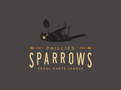 Sparrows badge darts logo sparrow team
