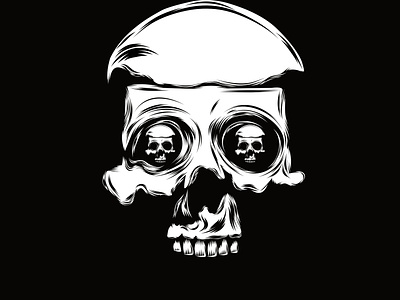 Skull 3d adobe animation artwork design digitalart graphicdesign illustration madeinaffinity marvel motion graphics sketch skull skulls ui vector