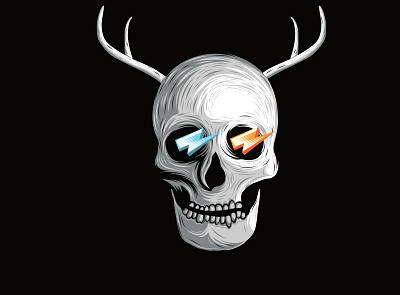 Skull 3d animation artwork branding design graphic design illuustration logo motion graphics ui vector