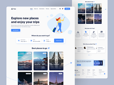 Trips - Travel Agency Landing Page (FULL)