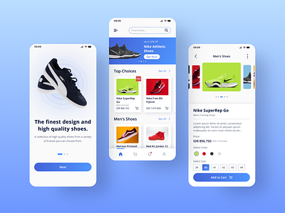 Shoe Store Mobile App by Ervin Cahyadinata on Dribbble