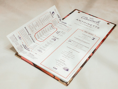 Brunch Menu  - Brasserie Antoinette