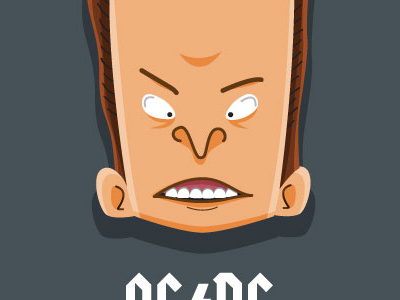 Butthead illustration situa vector